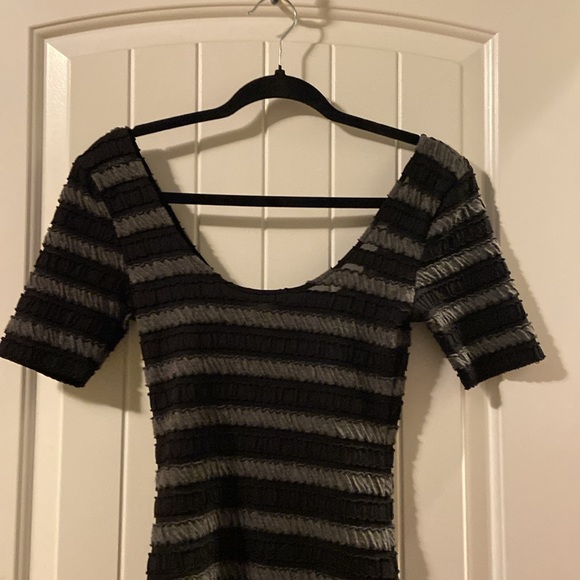 Free People , black and gray dress - Picture 2 of 3